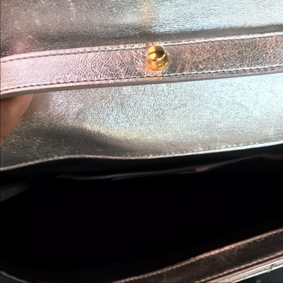 “SOLD” YSL Envelope Chain Bag Gold & Silver - Picture 7 of 15